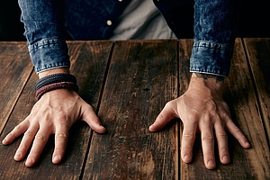 Platzierung der Hände