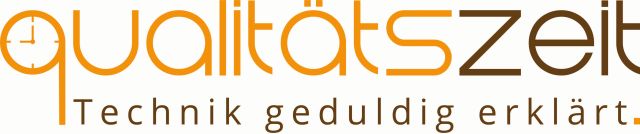 Qualitätszeit Logo - Technik geduldig erklärt