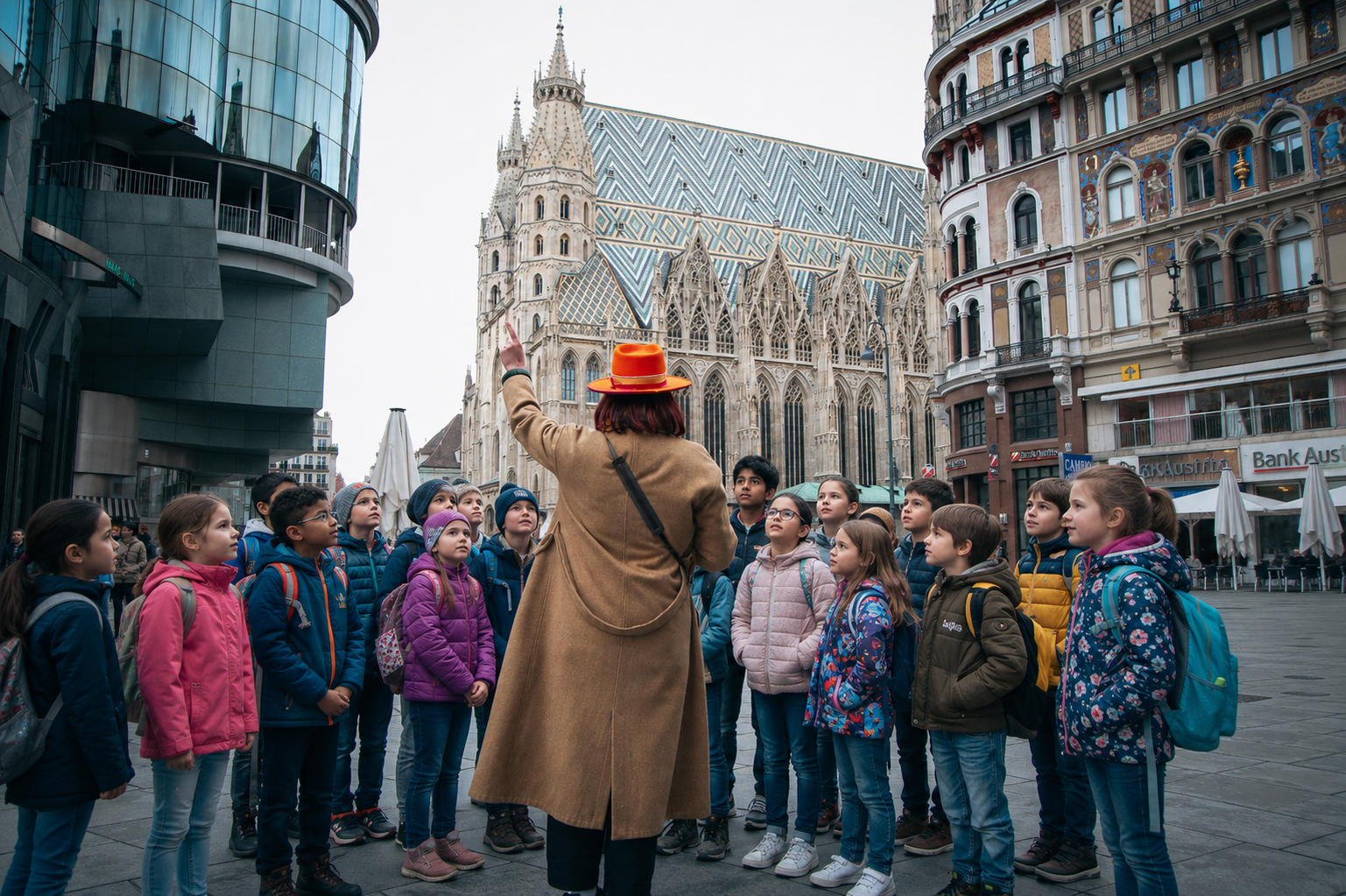 Führung beim Stephansdom